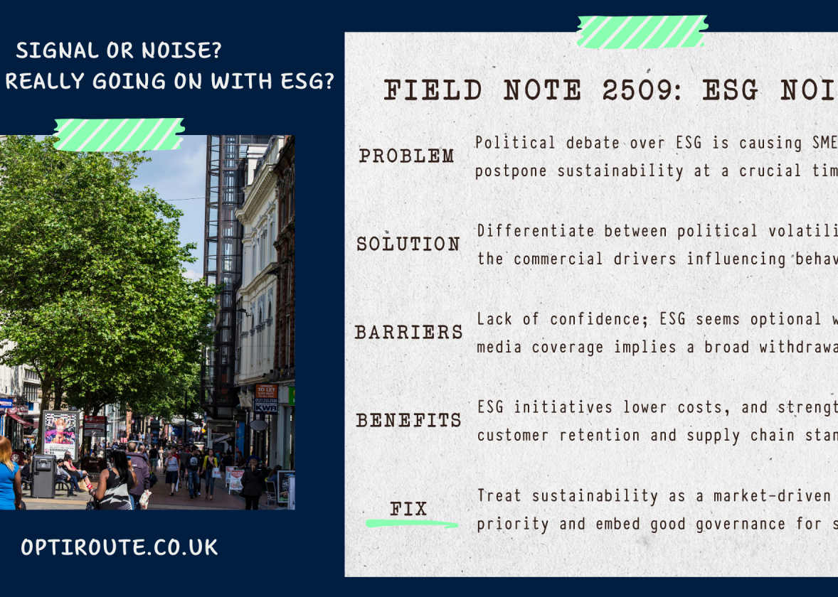 Signal or Noise? What is really going on with ESG?